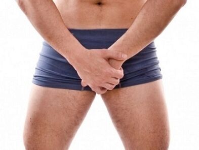 Bolečina v predelu genitalij in testisih z nevnetno obliko prostatitisa